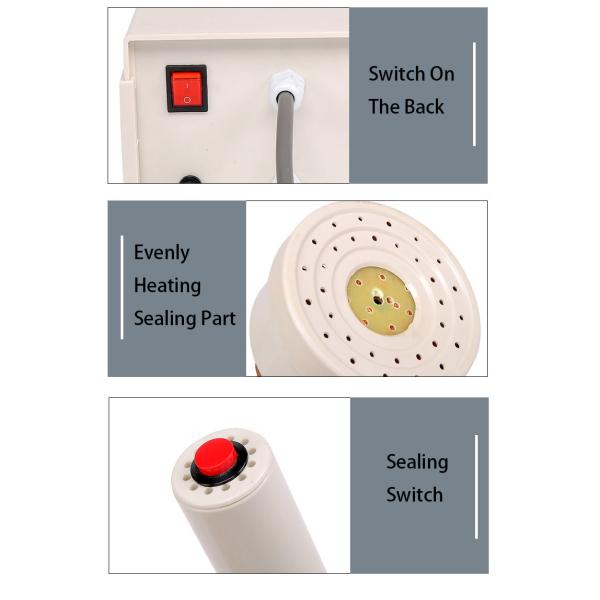 340 мм DUOQI GLF-500 Ручная пломба из алюминия уплотнительная машина для ручной пластиковой бутылки