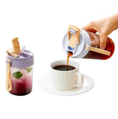 Café Gelado Beber Copo Cold Brew Morden Estilo Material PP