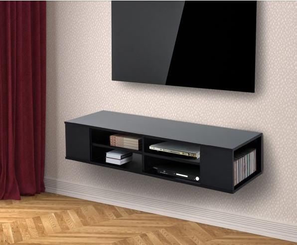 TV stand Cabinet and open storage options Chipboard with melamine finish Oak and White