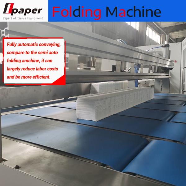 High Productivity Air Consumption 160-200L/min V Folder Machine for Facial Tissue Folding
