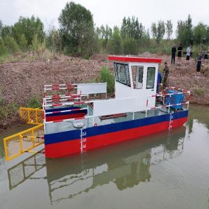 Duckweed Mowing Boat 1.8m Cutting Width 5 CBM Hopper