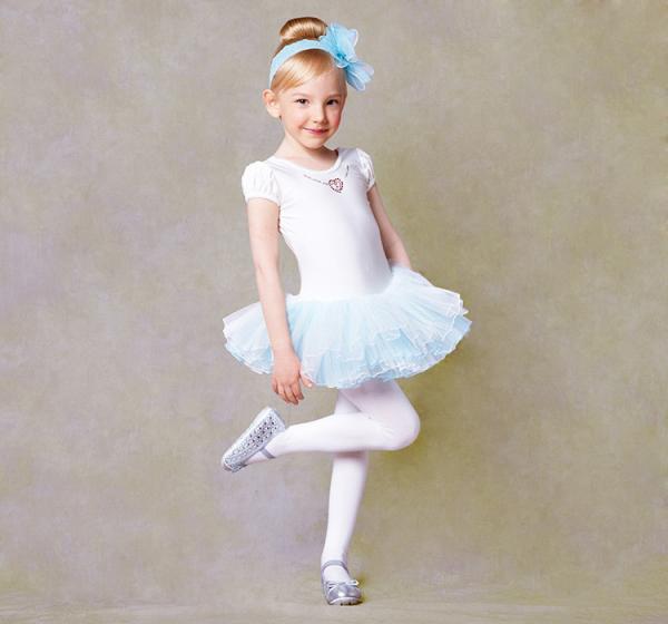 Western style girls ballet performance clothing Children training suit Ballet dress
