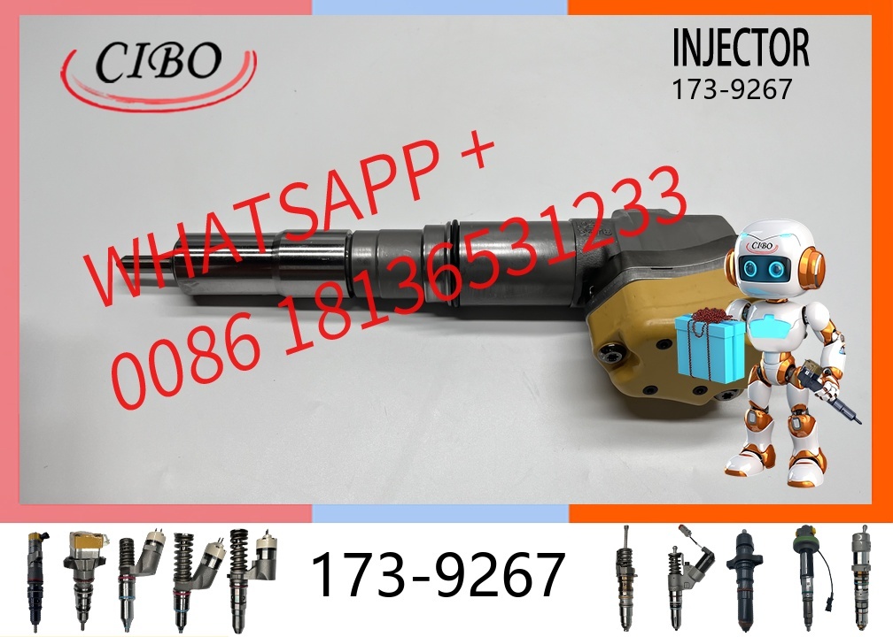 original 173-9267 Fuel Injector for  3412 3412E 3126B 3512B Diesel Engine 5110B Common Rail Injector Diesel Engine Parts Replacement OEM 1739267 173-9268 original new injector