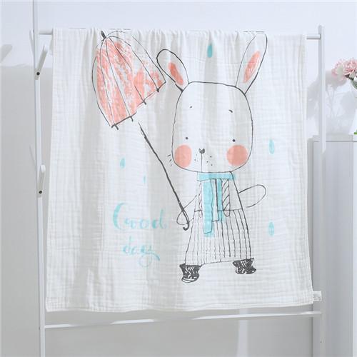 Cotton Large Muslin Baby Wraps , Baby Soft Swaddle Blanket Original Design