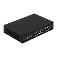 Comutação de rede não gerenciada de 60 W 6 Porta 10/100M Portas LAN Entrada AC 250-M PoE
