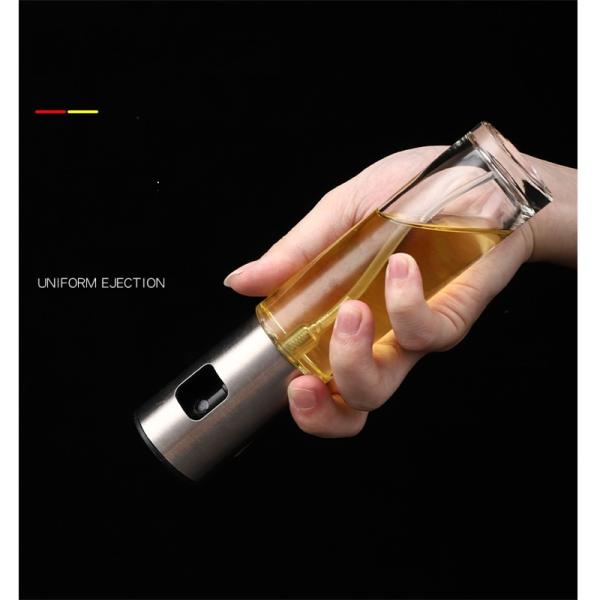 304 Stainless Steel Atomized Oil Sprayer Portable Oil Bottle for Other Cooking Tools