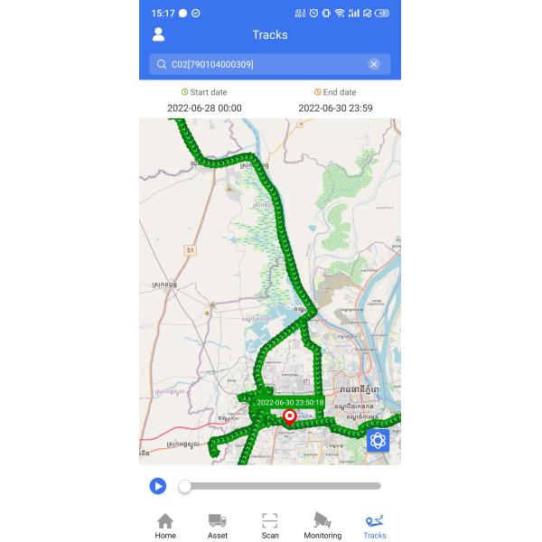 магнит датчика влажности температуры отслежывателя GPS холодовой цепи 4G сильный