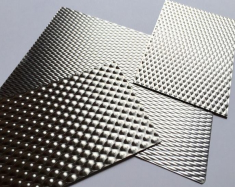 4ft*8ft Stainless Steel Embossed Sheet Plate Rice / Round / Rhomboid Pattern