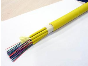Kevlar Strengthen Multi Cores Strand Fiber Optic Cable For FTTB Indoor Cable