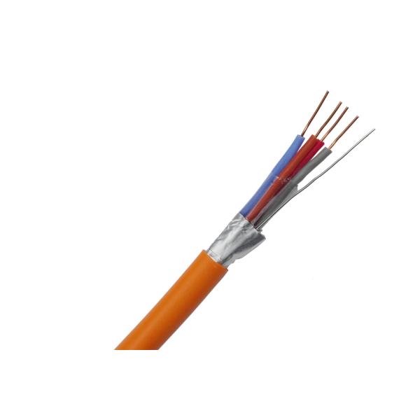 Fire Resistance Halogen Free Jacket Fire Resistant Cable 4 Cores Shielded Cable