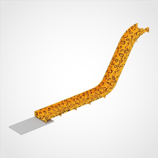 Toboggan de jeu intérieur en fibre de verre pour enfants - Couleurs vives