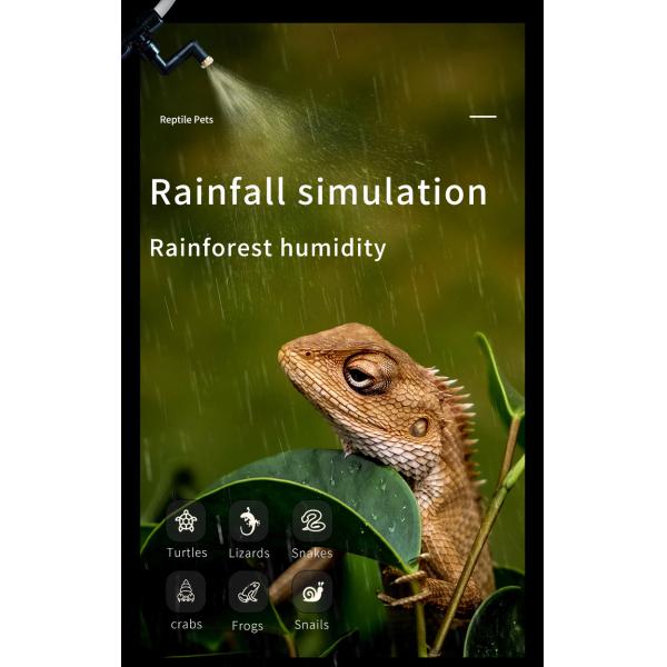 Цилиндрический увлажнитель 1.7Kg экрана касания для змейки лягушки черепахи