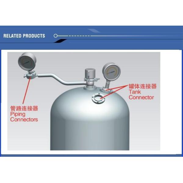 Hygienic Aseptic Connection Stainless Steel Sanitary Fittings From 1