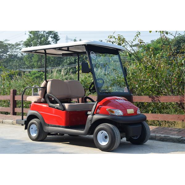 Sillones traseros plegables Carro de golf eléctrico 4 asientos Aprobado CE