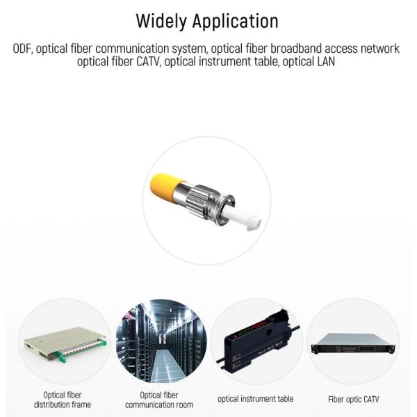 ST Female To Male 5db 10db Fiber Optic Attenuator Fixed Plug Type