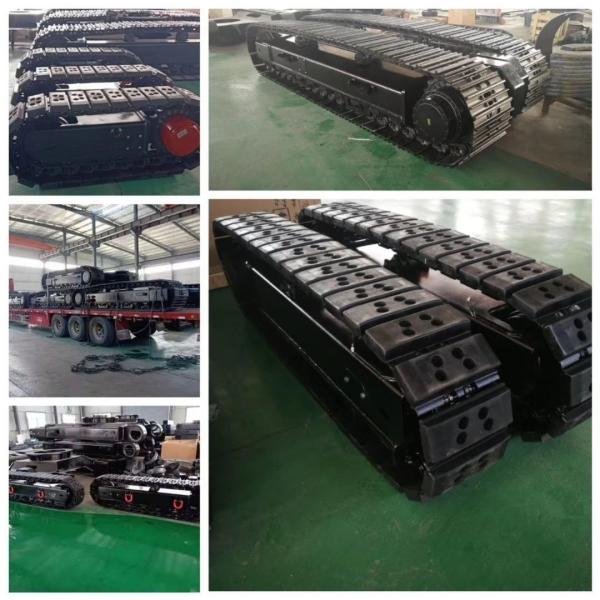 Chassis de 0,5 à 120 tonnes, roulement en acier pour excavatrice