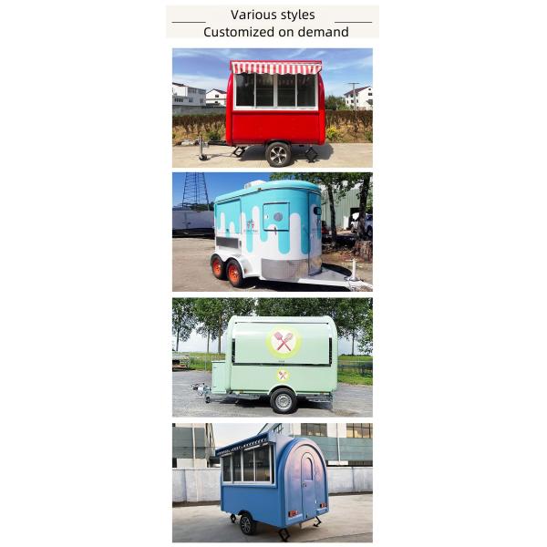 220v Voltage Towable Food Trailer with Integrated Design and Full Kitchen
