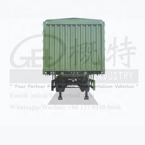 40ft 3 Axles Platform Rail Side Semi Trailer with EBS Brake System for Cargo Delivery