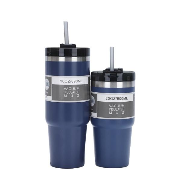 Portable Car Coffee Mug Vacuum Flask Outdoor Car Mug Double Kid Adults Stainless Steel Bottle