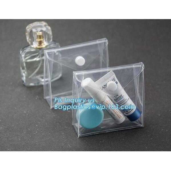 Slider zipper Clear pvc bag for package Vinyl transparent pvc bag cosmetic packing, PVC Bag with Plastic Zipper and Slid