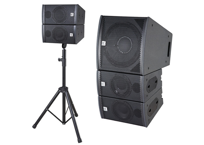 Black CVR 2 Way Crossover Column Array Speakers Full Range