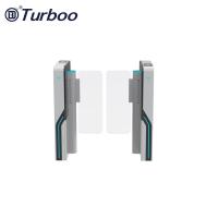 Porte d'oscillation piétonnière de l'immeuble de bureaux de tourniquet de créneau de vitesse de design compact AC100-240V