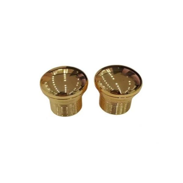 Shiny Surface Zinc Alloy Perfume Bottle Caps For Glass Bottle Perfume