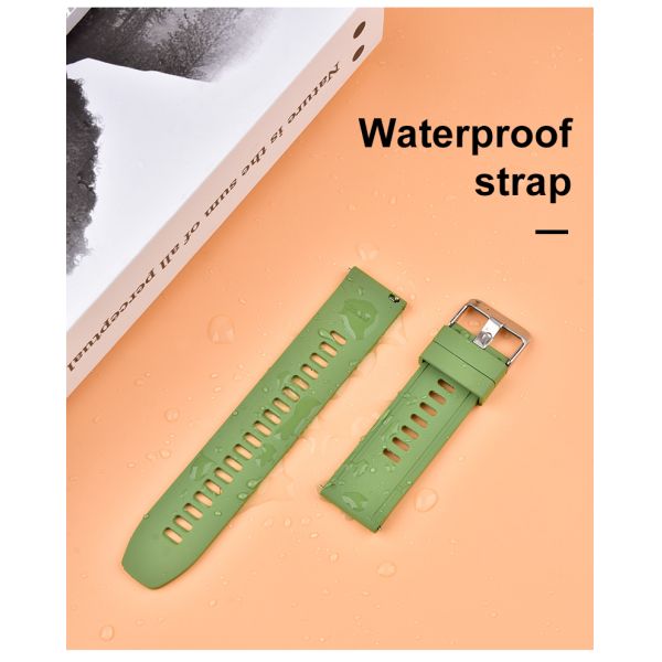 Vibrant And Energetic Style Soft Fluoroelastomer Strap - Customizable Logo Available