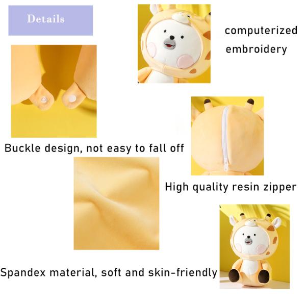 U-Shape Travel Neck Pillow with Chin Support Say Goodbye to Neck Pain While Traveling