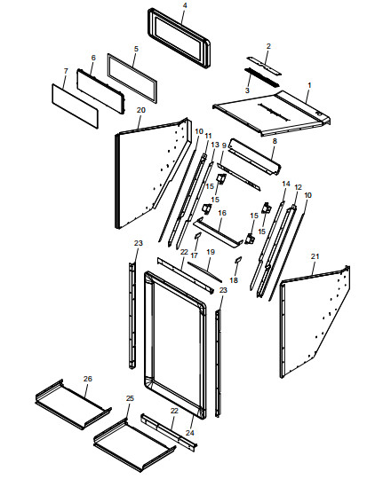 Streamlined CABINETRY ASSEMBLY ATM Machine Parts