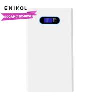 Lifepo4 batterie au lithium montée au mur 200ah 100ah 48V batterie système solaire