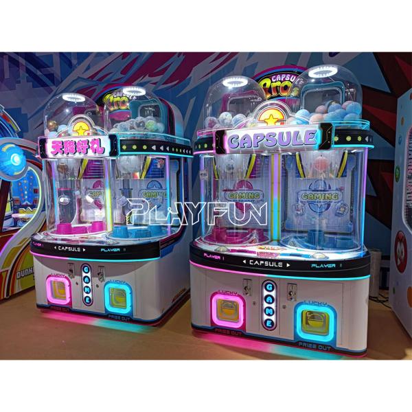 Popular Commercial Gift Vending Lucky Ball Drop 2 Palyers Coin Operated Capsule Pro Prizes Arcade Game Machine for Amusement