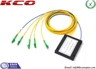 Os ABS da fibra ótica de FTTH encaixotam o divisor do PLC/divisor de fibra ótica 1 x de Corning o tipo 4