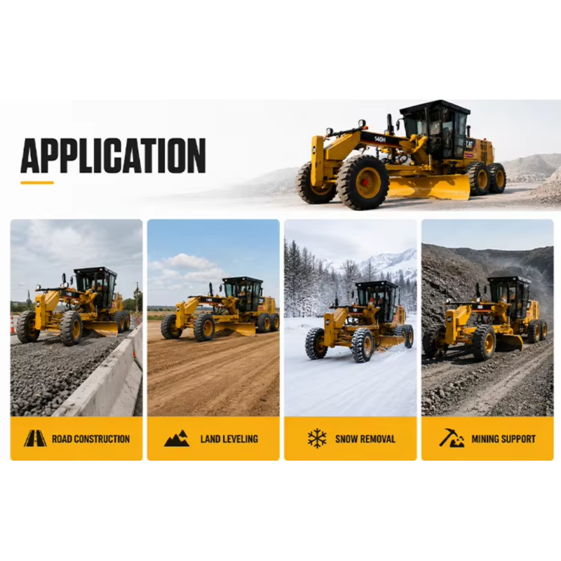 Used Road Construction Equipment Multifunction Small Motor GR 1803 Motor Grader China 3000 hours