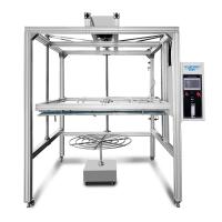 Máquina de Teste de Chuva 220V 50HZ, Equipamento de Teste de Gotejamento 1800mm
