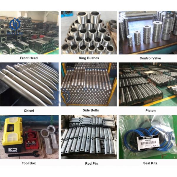 Переднего подшипникового щита экскаватора молотка выключателя цилиндра Msb550 части гидравлического запасные трясут нижнюю часть тела молотка