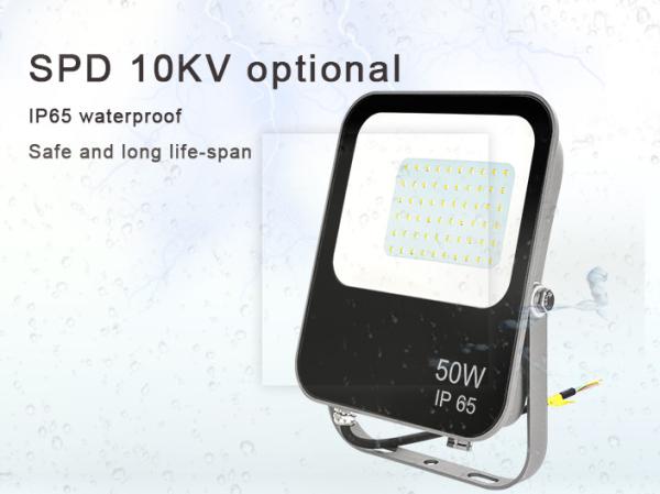 90lm/W Alu IP65 conduziu a vida da luz de inundação 30000hours 150 watts ângulo de feixe de 90 graus