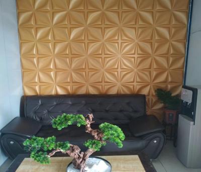 White Anti-aging 3D PVC Decoration Wall Panel For Kithen 3D PVC Wall Panel