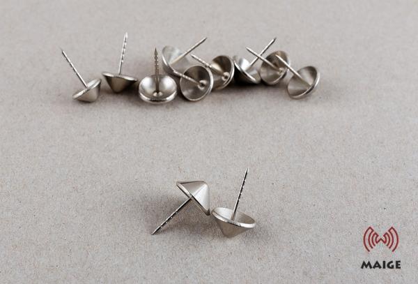 Security Cone Steel Hard Tag Pin Water Resistance For Mini Square Tag