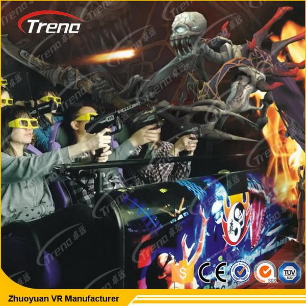 Cinema das montanhas russas 5D do parque temático da segurança com sistema hidráulico para o filme