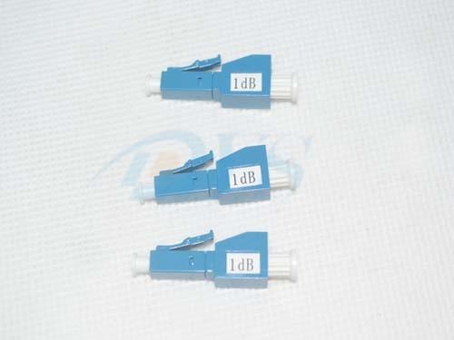 Plug Type Fiber Optic Attenuator 1db LC / UPC For Multiwavelength Systems Balancing
