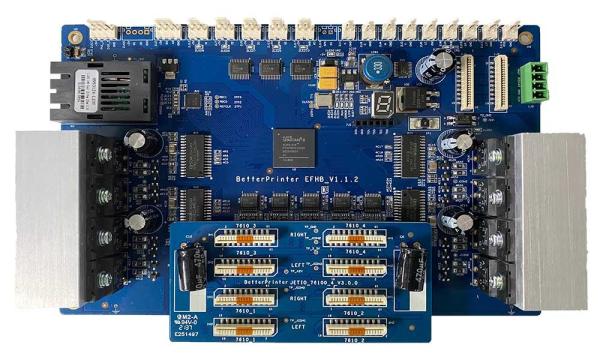 Impressão principal da foto da propaganda de Inkjet Board For da impressora quatro da impressora 7610 do cilindro