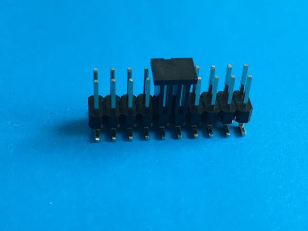Straight Angle 10 Pin SMT Header Connector with 3A AC/DC Rating Current 20MΩ Max 1000MΩ
