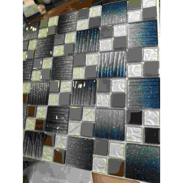 Golden Color Glass Mosaic for Hotels Projects Wall Decoration
