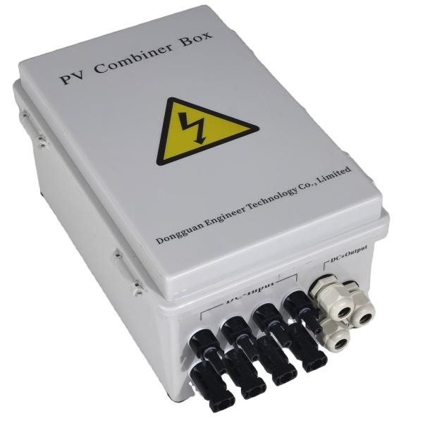 20 in 2out 1000vac Waterproof Qibu 1kw 2kw 3kw 5kw 10kw Input Pv High Quality Solar Combiner Box with 10A Rated Current Fuse