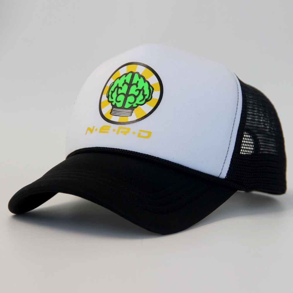 Mesh Foam Custom Embroidery Trucker Hats Luminous Plain Colorful Sport