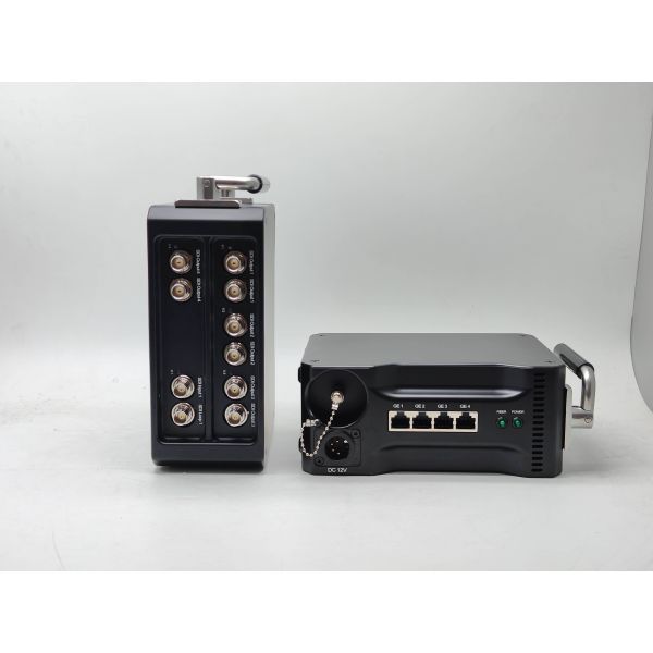 Portable 5CH 12G SDI Fiber Transmission Kits With 1GB Network