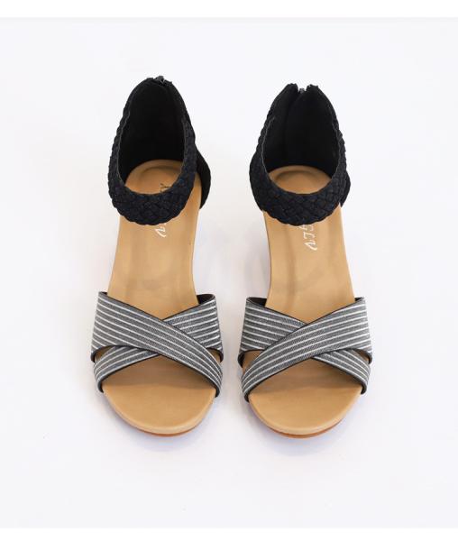 BS113 Sandals Women 2021 New European And American Fashion Summer Ladies Shoes Woven Roman Fashion Wedges Sandals Beach