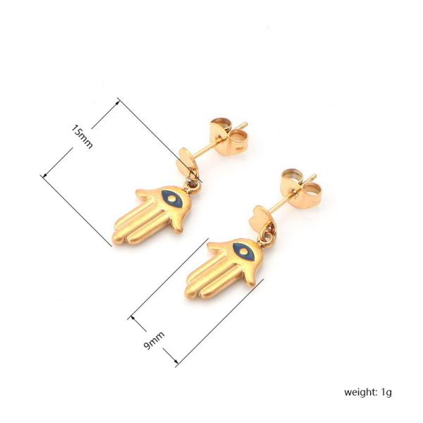 Light luxury niche high-end women's earrings with temperament and high-end design, stainless steel women's earrings new style