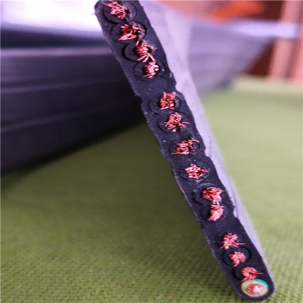 Flat Flexible Traveling Cable for Crane or Conveyor in Parrallel type H07VVH6-F with Black Jacket